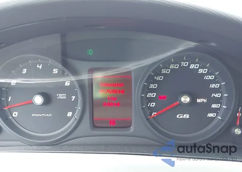 2008 Pontiac G8 Gt из США, поврежденный, VIN 6G2EC57Y88L128543